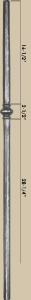 Round Flat Knob